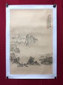 书画9944，四川画家【袁建军】钢笔画，传统山水画，厚纸精托