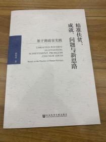 精准扶贫：成就、问题与新思路（基于湖南省实践）