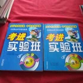 考进实验班：【小学数学、语文】两本合售