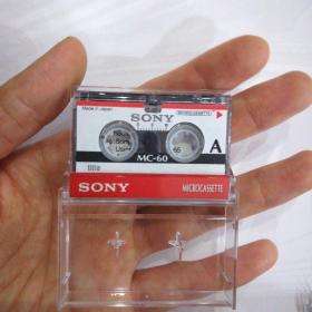索尼空白录音磁带两块