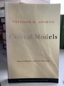 Critical Models: Interventions and Catchwords