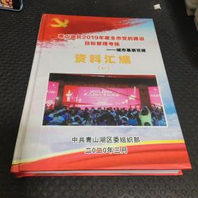 青山湖区2019年度全市党的建设目标管理考核-城市基层党建 资料汇编（一 二）