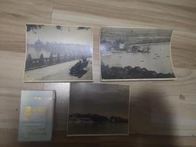 1963年银盐老照片3张  颐和园风景