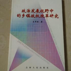 政治发展视野中的乡镇政权改革研究