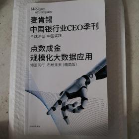 麦肯锡 中国银行业CEO季刊 点数成金规模化大数据应用 2019年冬季 精简版