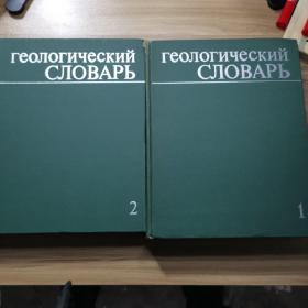 геоЛоГИЧесКИЙ СЛОВАРЬ 地质词典  外文原版（1、2）两册