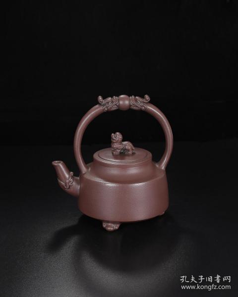 正品宜兴原矿纯手工紫砂壶茶壶茶具二龙戏珠