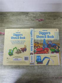 Usborne Diggers Stencil Book【精装】