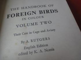 THE HANDBOOK OF FOREIGN BIRDS