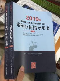 司法考试2019 2019年国家统一法律职业资格考试案例分析指导用书（全2册）