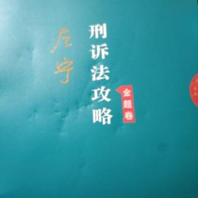 司法考试2019上律指南针2019国家统一法律职业资格考试：左宁刑诉法攻略·金题卷