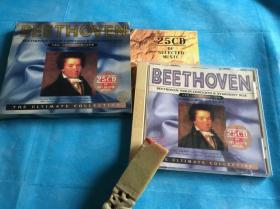 CD- BEETHOVEN- Violin Concerto & Symphony No.8（九十年代中唱引进版激光唱片。24K金碟版、终极收藏版）。详情请参考图片及描述所云