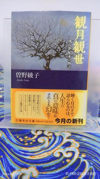 曾野绫子《观月观世 或る世纪末の物语》日文原版书籍小说 集英社文库 初版初刷