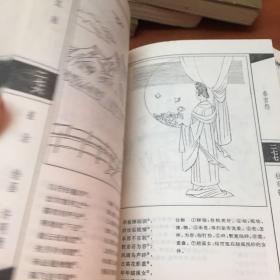 绘图中国古典诗歌名著之—会图元曲三百首、绘图宋词三百首、绘图唐诗三百首、绘图楚辞选、绘图乐府古诗选、绘图诗经选、总共六本合售