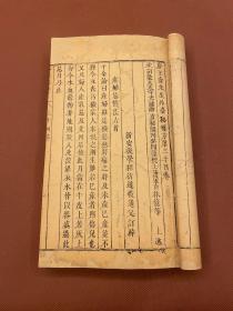 中医类：唐王燾先生外臺秘要方 四十卷  (唐)王燾撰日本延享四年(1747)山脅尚德养寿院据明程氏經餘居刻本校刊,存第三十四卷日本皮纸一册