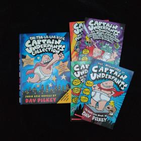 The Tra-la-laaa-rific Captain Underpants Collection (Books 1-4)超级无敌内裤超人合辑（1-4本） 英文原版