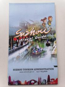 苏州地图 苏州旅游地图 英文版 Suzhou Travel Gudie