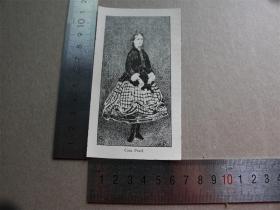 【百元包邮】1895年木刻版画《gora pearl》(戈拉珍珠） 尺寸见图（货号603042）