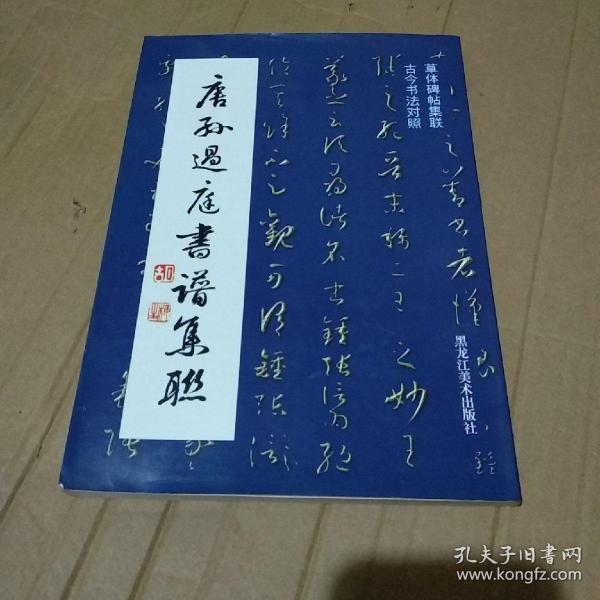 唐孙过庭书谱集联:草体碑帖集联 古今书法对照【品如图】