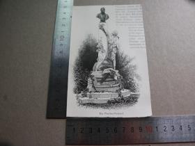 【百元包邮】1895年木刻版画《das planchon-denkmal》(das planchon纪念碑） 尺寸见图（货号603048）