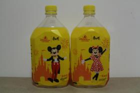 2016康师傅冰红茶1L上海迪士尼合作瓶子2款