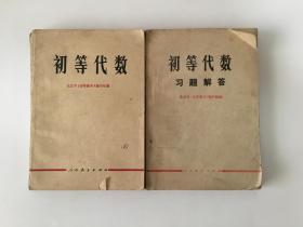 初等代数 初等代数习题解答 两册