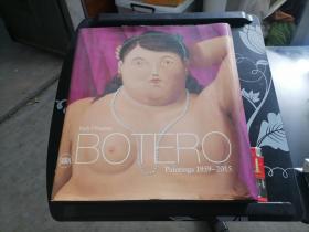 原版英文旧书：博特罗油画（哥伦比亚艺术家费尔南多·博特罗1959年-2015年油画图册）（特点是人物体型胖胖的及滑稽的）（精装本）（botero）
