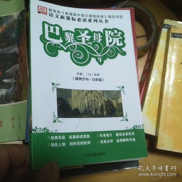 巴黎圣母院，语文新课标必读系列丛书。