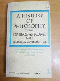 英文原版：A History of Phlosophy