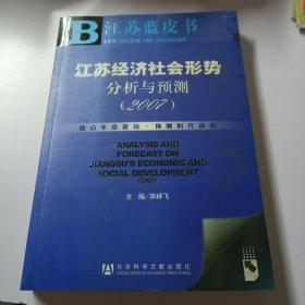 江苏经济社会形势分析与预测（2007）/江苏蓝皮书