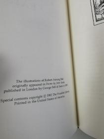 The poems of John Keats 《约翰济慈诗集》franklin library 1982年出版  真皮精装 限量收藏版 世界100 伟大名著系列丛书之一