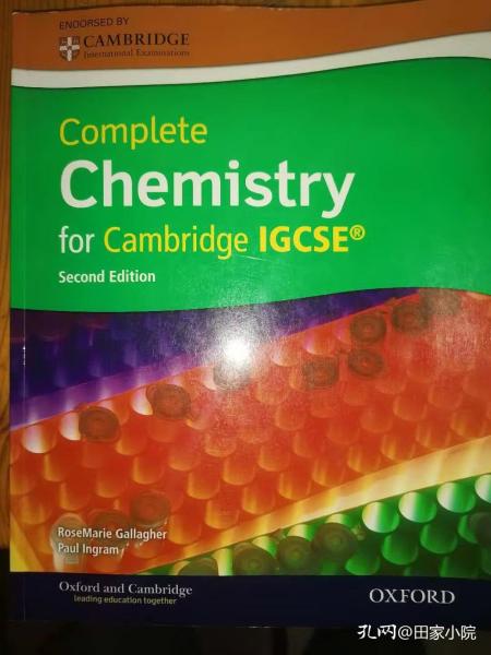 Complete Chemistry for Cambridge IGCSE Second Edition  配光盘