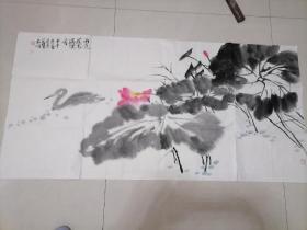 著名画家，徐州书协副主席<张东明>画作一幅8.32平尺，保真