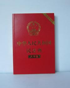 中华人民共和国民法典（大字版 含草案说明）（2020年6月）