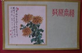 50年代“菊花”贺年片