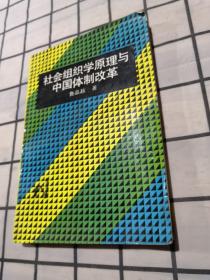 社会组织学原理与中国体制改革