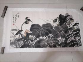 中国美术家协会会员，北京美协理事<张亮京>画作一幅6.42平尺，保真，F8