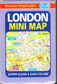 LONDON MINI MAP.伦敦.小地图
