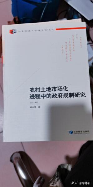 中国经济与管理研究系列：农村土地市场化进程中的政府规制研究（第2版）