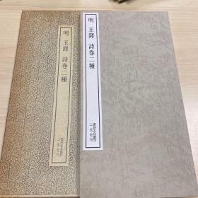 二玄社书迹名品丛刊   明   王鐸   诗卷二種