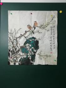 张宝鉴 安徽著名画家
离休老藏家保真精品花鸟