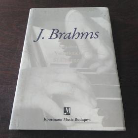 J. BRAHMS: SONATEN, VARIATIONEN, 51 UBUNGEN（德文原版，勃拉姆斯 奏鸣曲、变奏曲） （硬精装有护封）