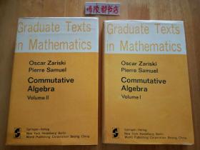 Graduate Texts in Mathematics 28-29：Commutative Algebra Volume 1-2 【交换代数第1-2卷】 英文版精装