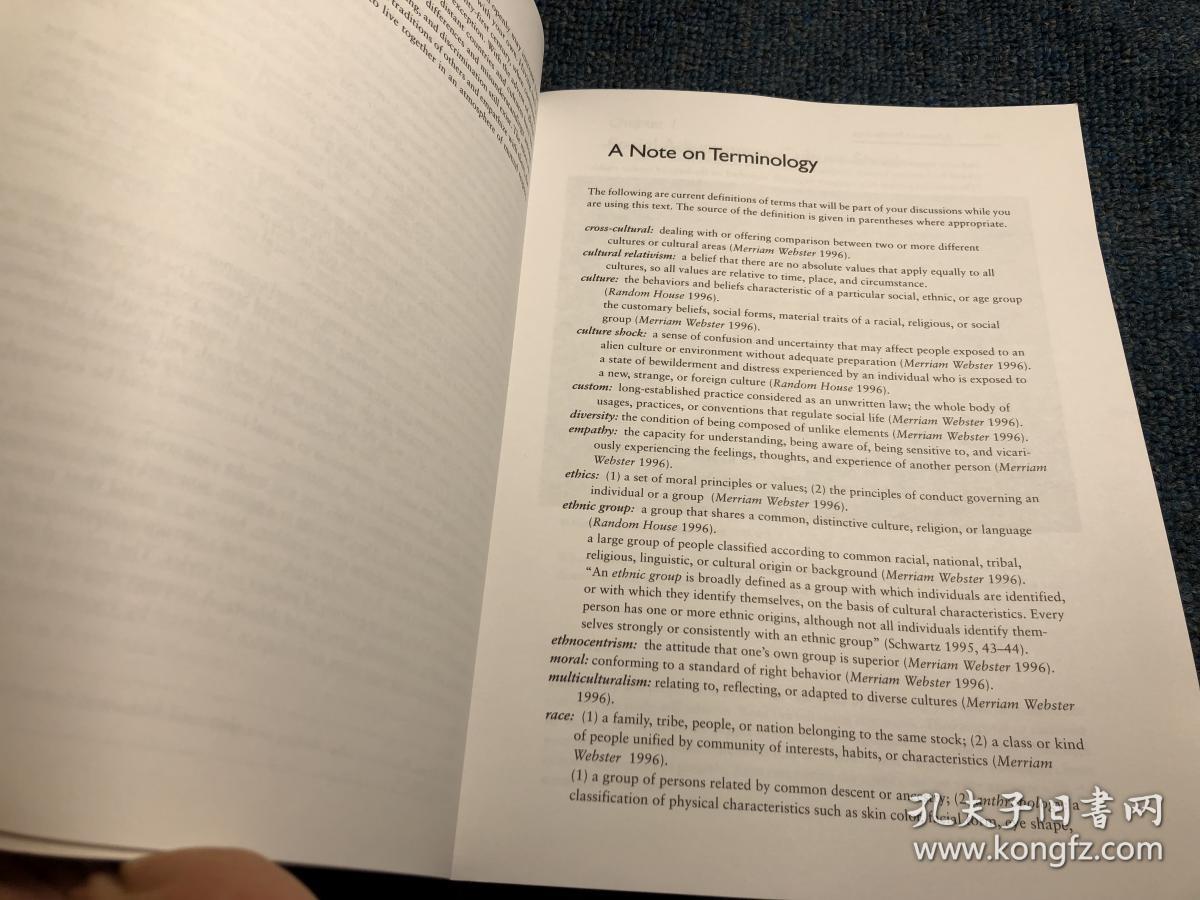 Cultures in contrast