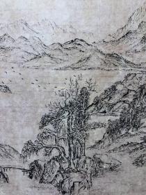 书画10086，四川画家【袁建军】钢笔画，传统山水画