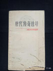 《唐代传奇选译.》 （中国古典文学作品选读）