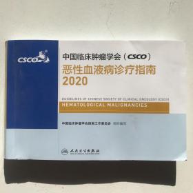 【人卫社 正版书籍】中国临床肿瘤学会（CSCO）恶性血液病诊疗指南2020 人民卫生出版社