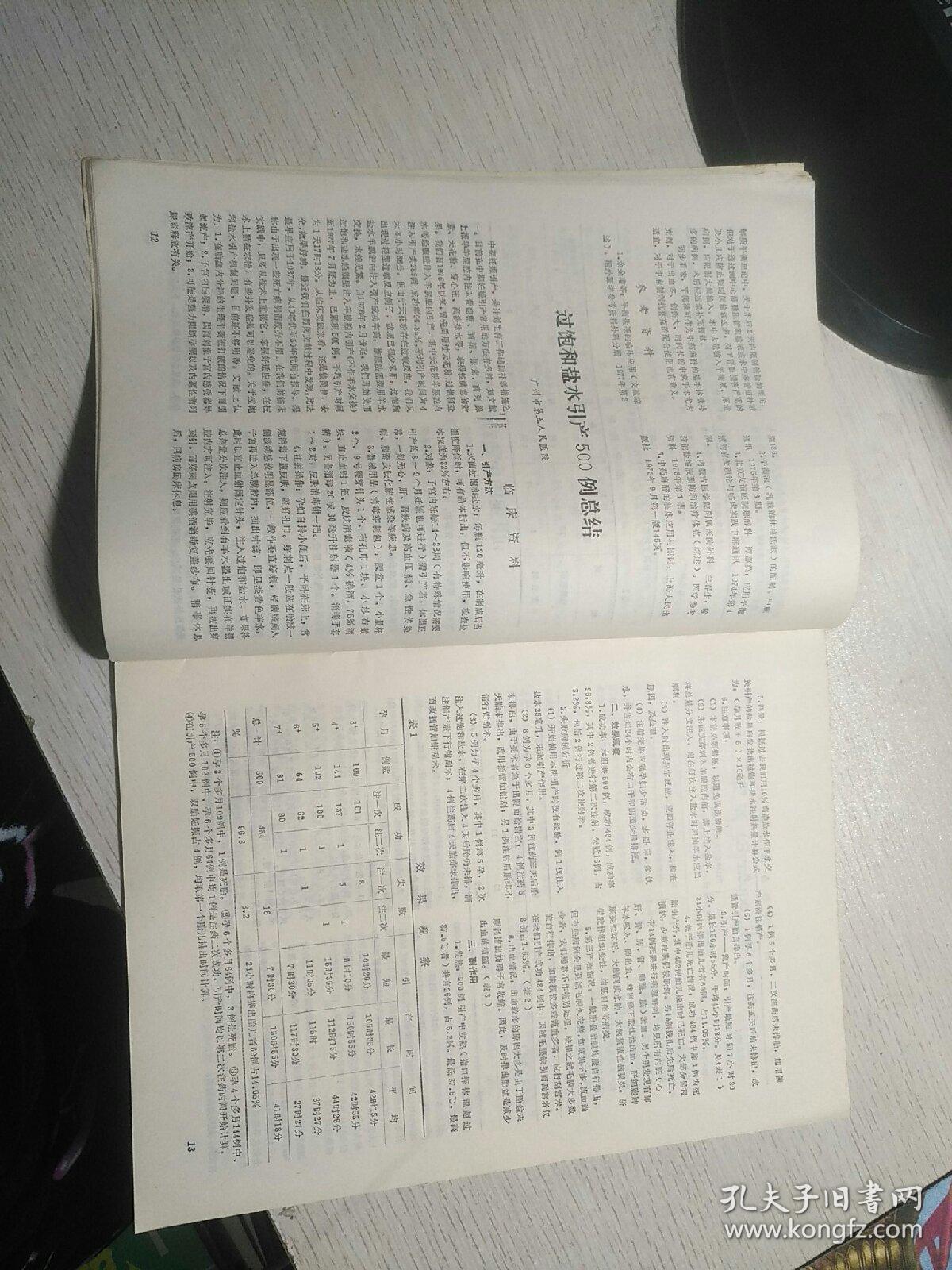 《广东医药资料》期刊杂志，1978.7期