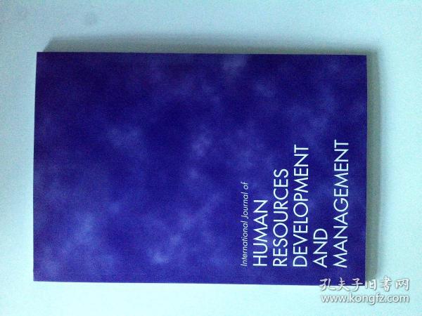 International Journal of Human Resources Development and Management VOL 13 NO 4 2013国际人力资源开发与管理杂志