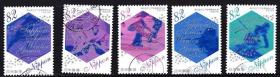 日本信销邮票 2017 C2303 第8届亚洲冬季运动大会 体育 射击 5全